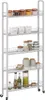 Piedistallo mobile Vicco Rolivo Bianco 58 x 15 cm con 5 Anteprima dell’immagine prodotto 6