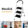 A collage showing a step ladder and various home improvement tasks. Voir les images du produit