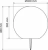 Grande lampada a sfera per esterni da 40 cm a LED RGBW a Anteprima dell’immagine prodotto 9