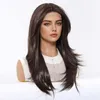 SassyGoods Luxusperücke, braun – Damenperücken, langes, Produktbild-Vorschau 5