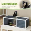 PawHut Schildkrötenhaus aus Holz, Schildkrötengehege mit Produktbild-Vorschau 7