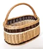 Einkaufskorb Pilzkorb Autokorb aus Weide 38 x 27 cm Produktbild-Vorschau 2
