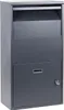Wiltec Boîte à colis murale verrouillable grise 410 x 220 x Voir les images du produit 1