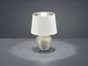 Lampa stołowa LUXOR srebrno-biała 1xE14x40W tkanina Podgląd zdjęcia produktu 6