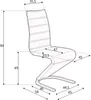 A technical drawing of a chair with dimensions. Voir les images du produit