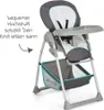 A Hauck Sit N Relax high chair is shown against a white background, with German text and an arrow pointing to it. Produktbild-Vorschau