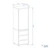 KOMTO Kleiderschrank Schrank Schlafzimmer Kinderzimmer Produktbild-Vorschau 4