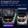 10'' autoradios Androlid 15 Carplay Für Peugeot 107 Citroen Produktbild-Vorschau 3