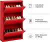 Alveon Schuhkipper Metall 3 Klappen schmal 51 x 15 x 108 cm Produktbild-Vorschau 6