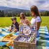 Cesto da picnic in vimini per 4 persone, set di posate, Anteprima dell’immagine prodotto 7
