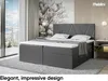 MEBLINI Boxspringbett mit Bettkasten - Gepolstert Produktbild-Vorschau 2
