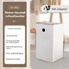 A product shot of a white humidifier with accompanying product specifications and marketing text. Produktbild-Vorschau