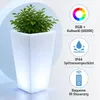 MasterLED LED Pflanzkübel 40x75cm – RGB + Kaltweiß – IP44 – Produktbild-Vorschau 3
