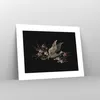 Poster - Poster ohne Rahmen - Asiatisch Vogel Blumen - Produktbild-Vorschau 7