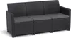 KETER Banc de jardin MARIE canapé 3 places, graphite Voir les images du produit 3