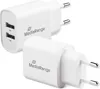 MediaRange Ladegerät 12W 2-Port 2x USB-A,  weiß Náhľad obrázku produktu 1