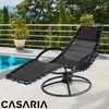 CASARIA Sonnenliege Wetterfest Grau Produktbild-Vorschau 2