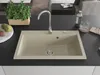 Mexen Elix lavello in granito 1-vasca 800 x 500 mm, beige, Anteprima dell’immagine prodotto 3