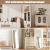 Spiegel op standaard, 160x50 cm, witte spiegel met een Productafbeelding-voorbeeld 5
