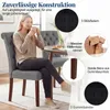 Zestaw 2 krzeseł do jadalni COSTWAY, krzesła kuchenne z Podgląd zdjęcia produktu 5