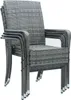 Juskys Polyrattan Gartenstühle Yoro 4er Set - mit Armlehnen Produktbild-Vorschau 8