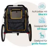 Großer Hundewagen - Innopet Hercules 2.0 Gelb/Grau - Heavy Produktbild-Vorschau 3