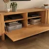 Lowboard LEILA aus Massivholz 220 cm, Eiche Finish - TV Produktbild-Vorschau 4