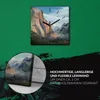 Coloray Uhr auf Leinwand 30x30 cm Wand Uhr Dekoration Produktbild-Vorschau 5