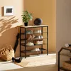 Étagère à chaussures BOURNEMOUTH 75,5x30,5x85,5cm - Bois Voir les images du produit 8