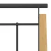vidaXL Noční stolek z kovu a dubového masivu 100x200 cm Náhled obrázku produktu 5