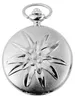 Excellanc Taschenuhr mit Kette und Clip Blume Pflanze Motiv Produktbild-Vorschau 1