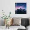 DEQORI Glasbild Echtglas 50x50 cm 'Nachthimmel in den Produktbild-Vorschau 3