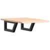 The Living Store Piano lavabo con staffa in acciaio e legno Anteprima dell’immagine prodotto 3
