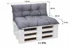 Paletové polštáře šedá|Sedák 120x80 + opěrák 120x40, Náhled obrázku produktu 2