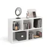 KOMTO Bücherregal Weiß - Bücherschrank Regal Schmal mit 5 Produktbild-Vorschau 7