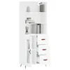 vidaXL Highboard Weiß 69,5x34x180 cm Holzwerkstoff -  Produktbild-Vorschau 4