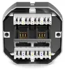 deleyCON CAT6a Netzwerkdose 2x RJ45 Buchse Unterputz, 3 Produktbild-Vorschau 6