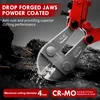 Close-up of bolt cutters with sparks and debris, against a dark, rocky background. Produktbild-Vorschau