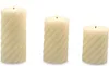 Bougies LED Relaxdays, lot de 3, 3 tailles, flamme Voir les images du produit 1