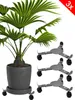 3x Pflanzenroller ausziehbar Ø 25-37 cm | Pflanzenwagen für Produktbild-Vorschau 1