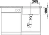 Lavello da incasso 530x460mm grigio Blanco 523433 Anteprima dell’immagine prodotto 21