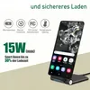 Faltbarer 3-in-1 Wireless Charger, 15W induktives Laden, Produktbild-Vorschau 3