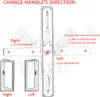 Diagram showing how to change the direction of a door handle. Náhled obrázku produktu