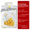 Kinderbettwäsche 100x135 cm + 40x60 cm Maus Käse 100x135 cm Produktbild-Vorschau 2