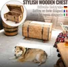 CREATIVE COOPER Rustikale Holztruhe in Fassform | Produktbild-Vorschau 4