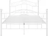 vidaXL Lit blanc métal 120x200 cm Voir les images du produit 2
