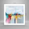 Poster - Poster ohne Rahmen - Abstraktion modern - 50x50 cm Produktbild-Vorschau 4