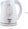 Tristar WK-1324 Wasserkocher, 1,5 l, 2000 W, Weiß, Produktbild-Vorschau 6