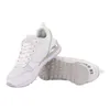 A pair of white Skechers sneakers are shown against a white background. Voir les images du produit