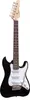 3/4 Junior Kinder Elektrogitarre - E-Gitarre schwarz im Set Produktbild-Vorschau 2